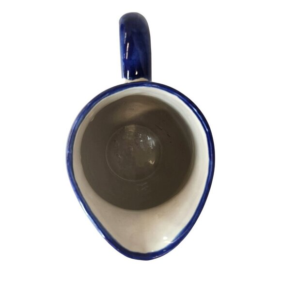 Hand-Painted Mexican Talavera Pottery Pitcher - Colorful Floral Design Singed Pi - Picture 5 of 11